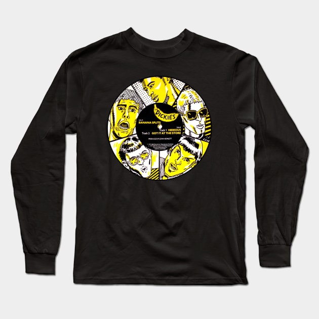 Dickies 'Banana Splits' 45 Vinyl Long Sleeve T-Shirt by Scum & Villainy